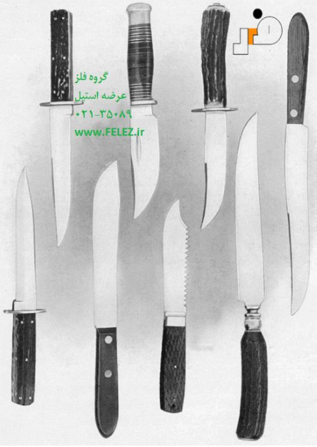 چاقوهای ساخته شده از ورق استیل 304